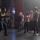 Josh Radnor (left), Ellie Desautels, Auli’i Cravalho, Shannon Purser, Sean Grandillo, Ted Sutherland, Amy Forsyth